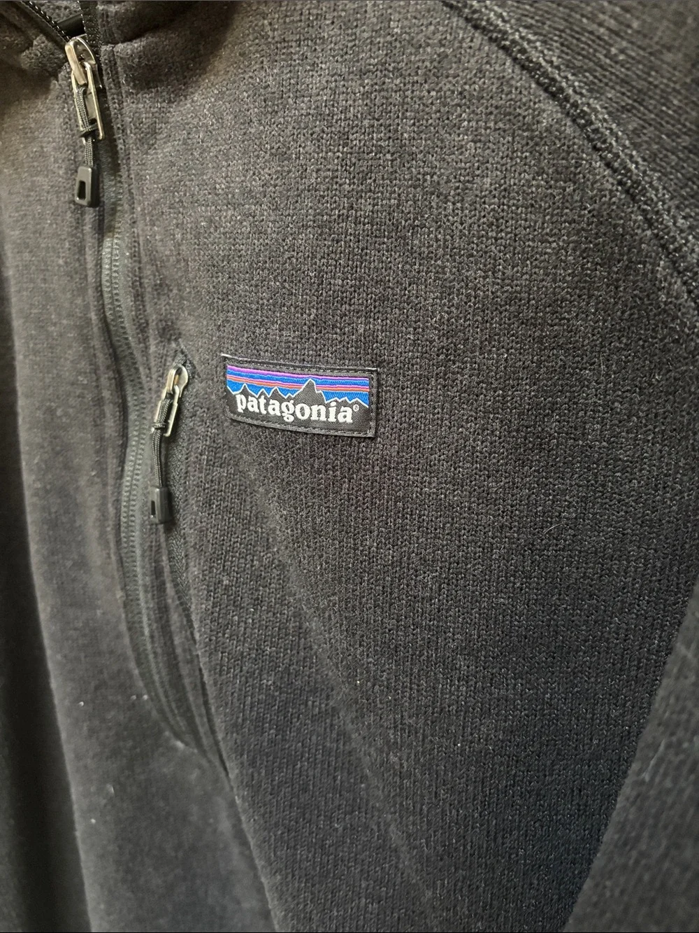 Patagonia Men's Better Sweater® 1/4 Zip Black Size XL